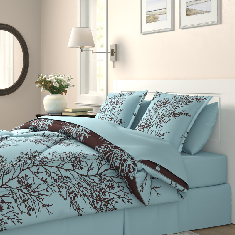 Charlton Home Kulshan 8 Piece Reversible Comforter Set Reviews