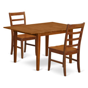 Milan 3 Piece Dining Set by East West Furniture