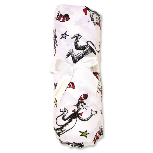 Trend Lab Dr Seuss Cat In The Hat Flat Crib Sheet Wayfair