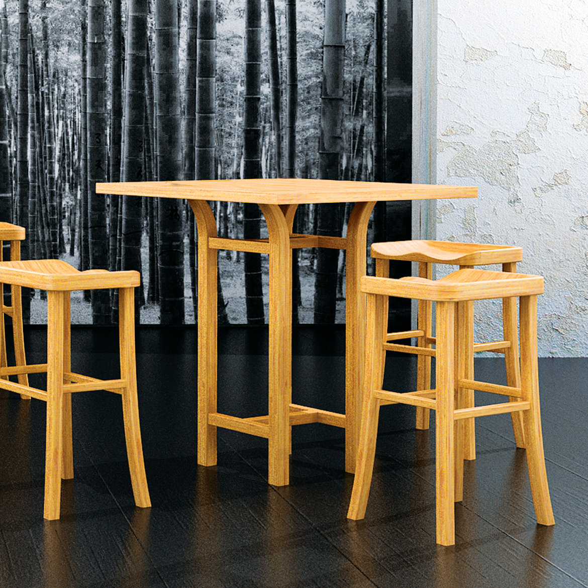 Greenington Tulip Counter Height Bistro Table Wayfair
