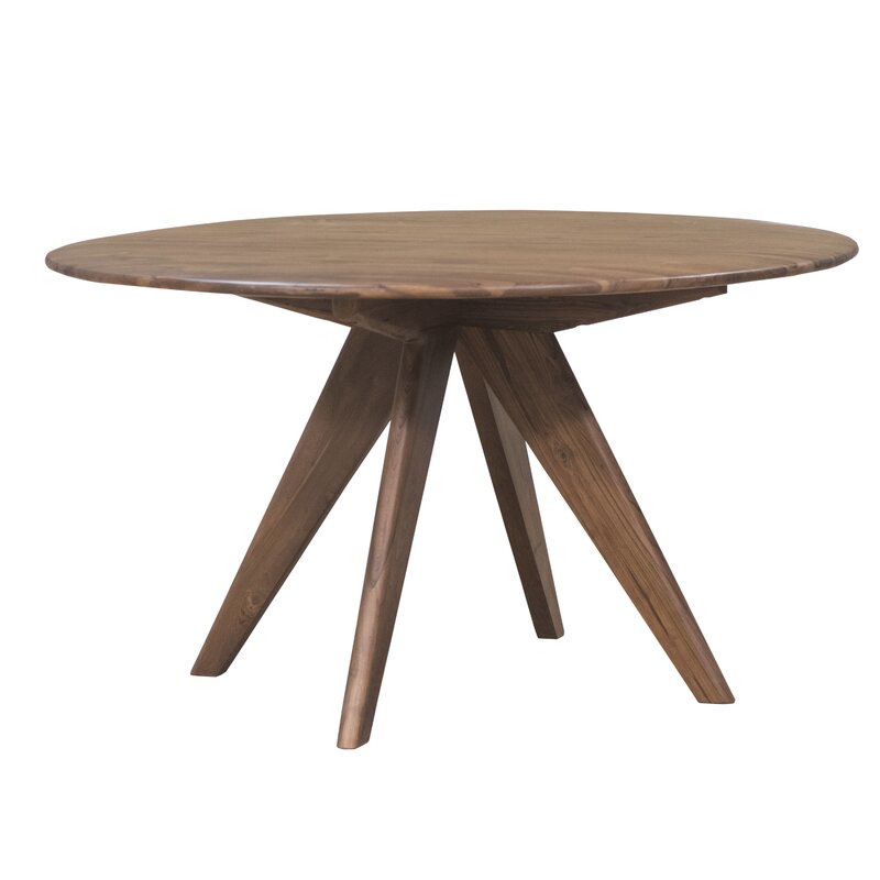 Corrigan Studio® Schutte Teak Solid Wood Dining Table | Wayfair