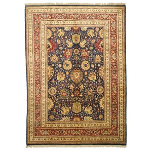 Margao Hand-Knotted Brown Area Rug