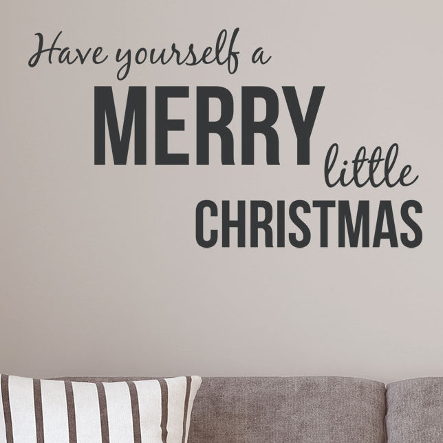 Wallums Wall Decor Have Yourself a Merry Little Christmas Wall Decal