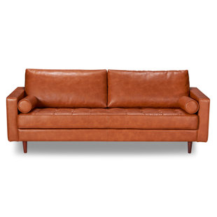 Sofas Couches Modern Contemporary Designs Allmodern Ay Genuine Leather Sofa By T Austin Design