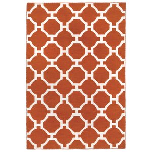 Assisi Tile Hand Woven Red Indoor/Outdoor Area Rug