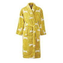 yellow dressing gown