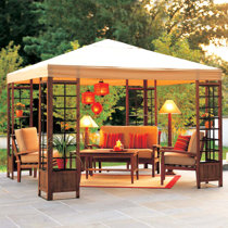 8x8 gazebo with mosquito netting