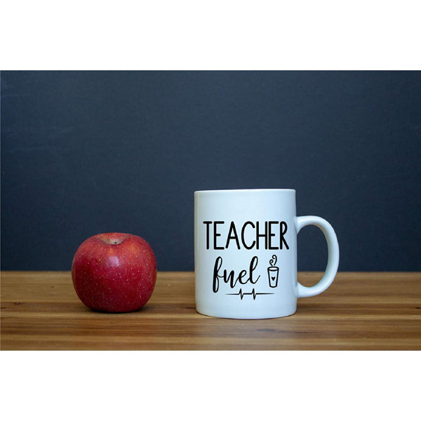 Teacher Fuel Mug End OF Term Teacher Gift Teachers Coffee Mug Teacher Fuel Mug End OF Term Teacher Gift Teachers Coffee Mug
