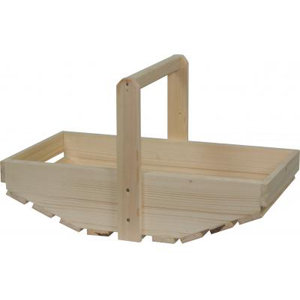 Gartenkorb aus Holz von Willow Direct Ltd