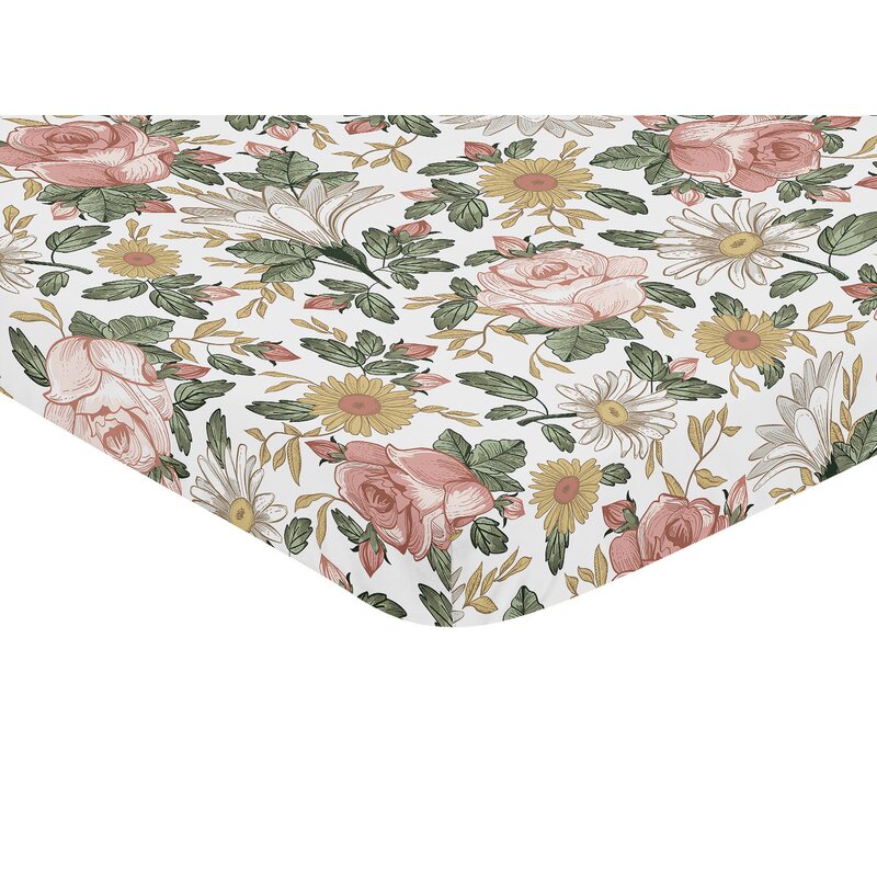 floral crib sheet canada