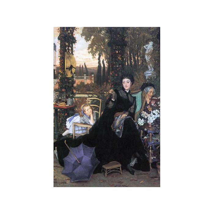 A Widow By James Tissot Painting Print