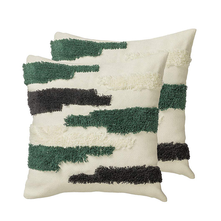 neutral throw pillow set