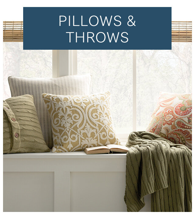 Pillows and throws