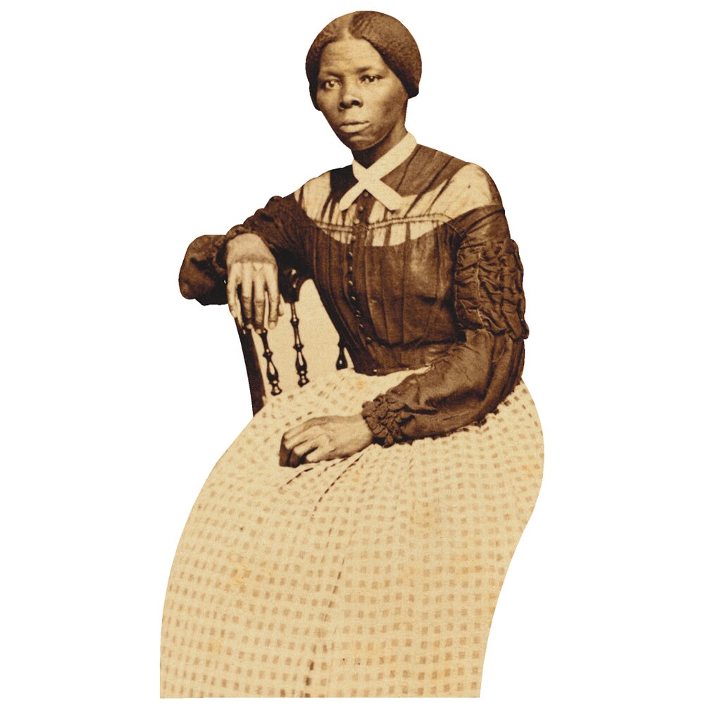 Wet Paint Printing Harriet Tubman Sitting Cardboard Standup | Wayfair