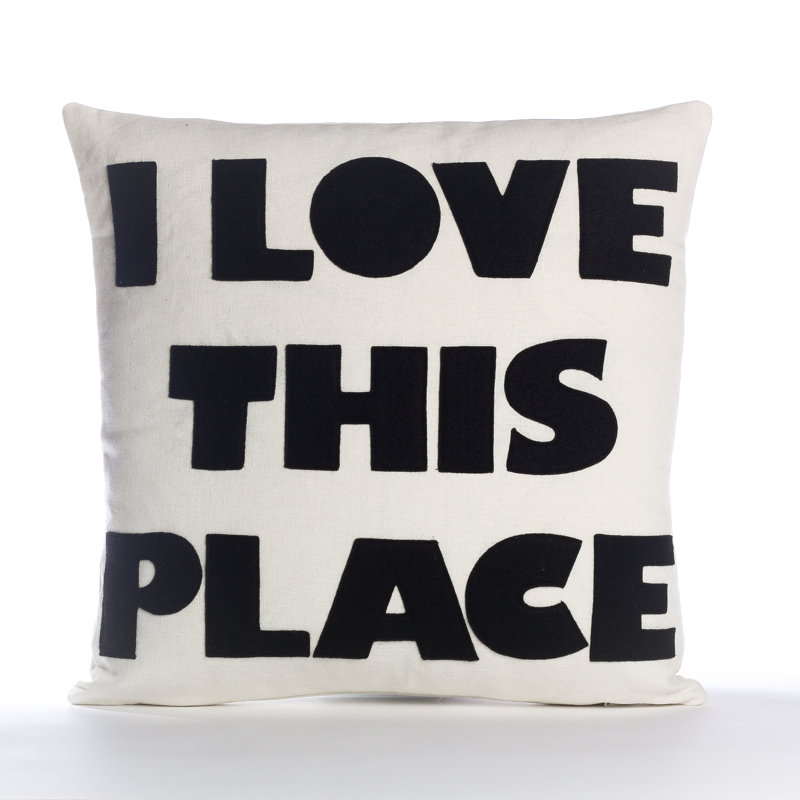 Alexandra Ferguson Celebrate Everyday I Love This Place Throw Pillow Reviews Wayfair