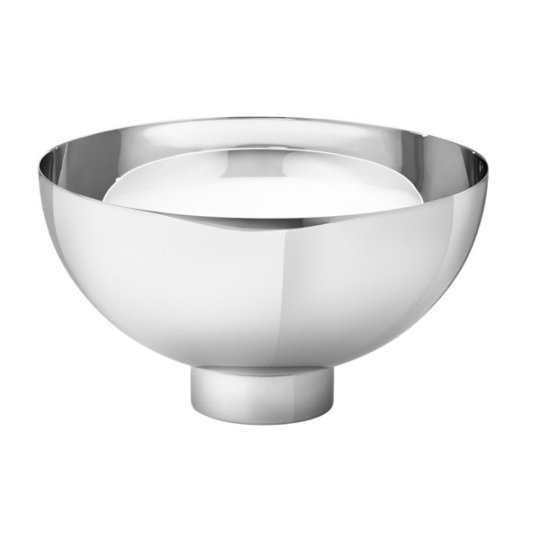 Georg Jensen Ilse Metal Industrial Decorative Bowl In Silver Perigold