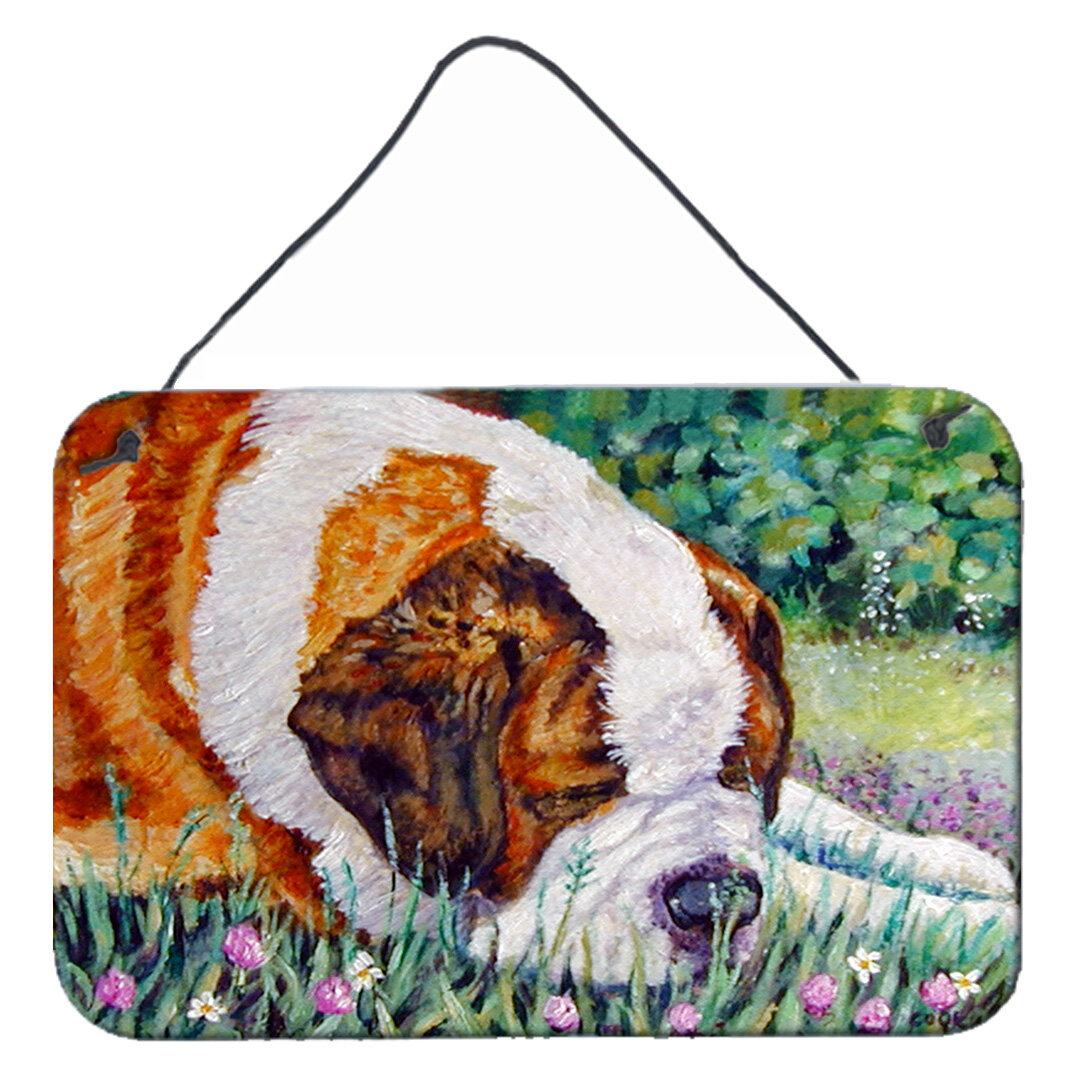 Charlton Home® Saint Bernard Naptime Hanging Prints Wall Décor | Wayfair