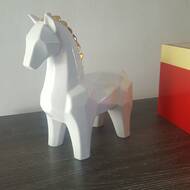 Origami Zoo Ceramic Horse Figurine