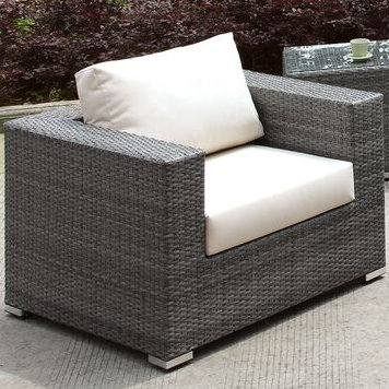 Brayden Studio Peters Outdoor Arm Chair With Cushions Reviews