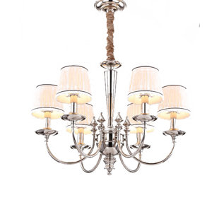 Go to store & view more images Creighton 6-Light Shaded Chandelier by House of Hampton