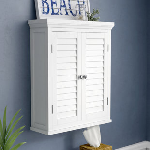 Countertop Bathroom Cabinet Wayfair Broadview Park 20 W X 24 H Wall Mounted Cabinet