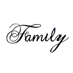 Laser Engraved Family Wall Du00e9cor