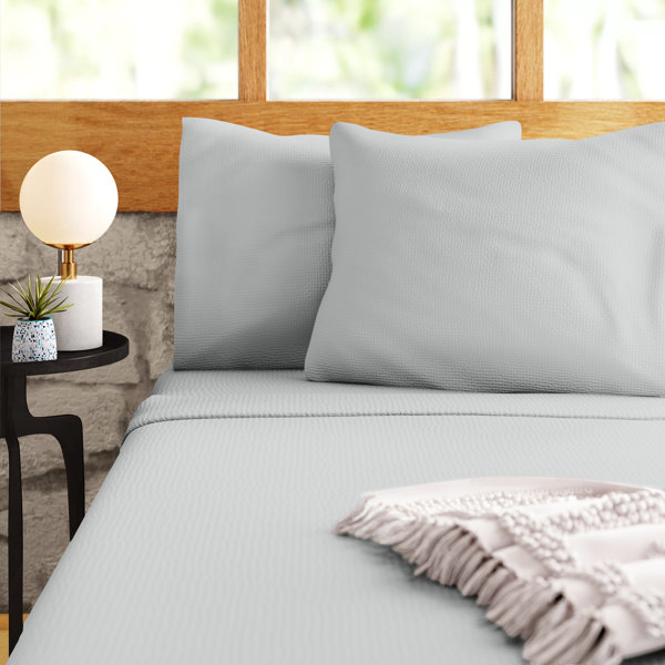 Modern Contemporary 200 Thread Twin Fitted Sheet Cotton Allmodern