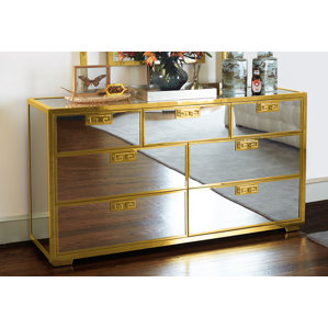 Soho Luxe Mirror 7 Drawer Dresser by Bernhardt