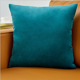 KAF Home Velvet Pillow Cover Set of 2 Pillow Covers Teal, 12 x 20 
