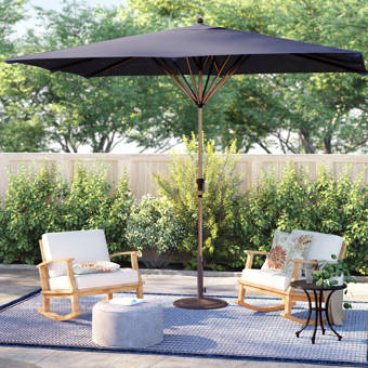 Sol 72 Outdoor Carlton 8 X 11 Rectangular Market Umbrella