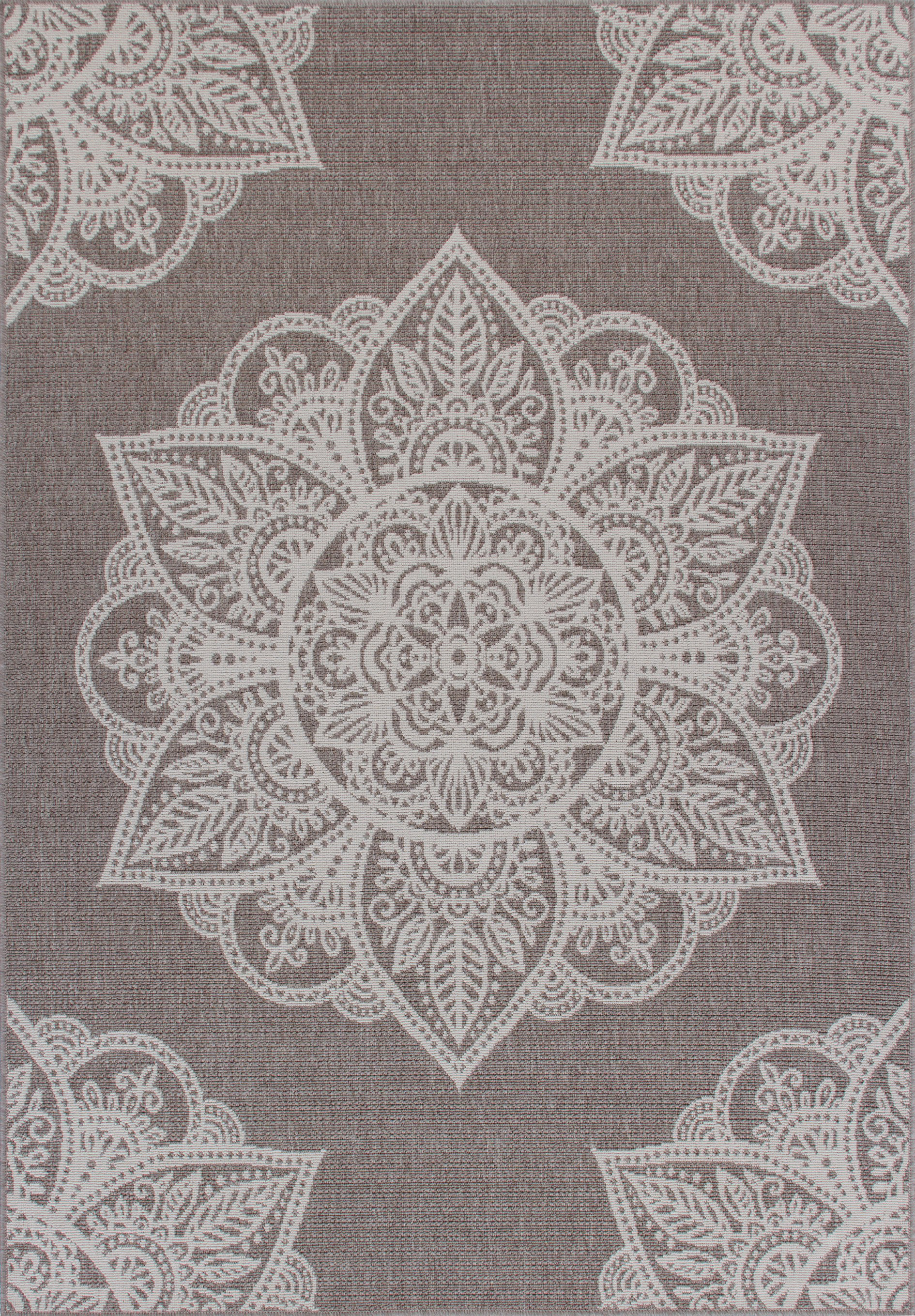 modern indoor outdoor living spaces on World Menagerie Rosado Oriental Gray Indoor Outdoor Area Rug Reviews Wayfair