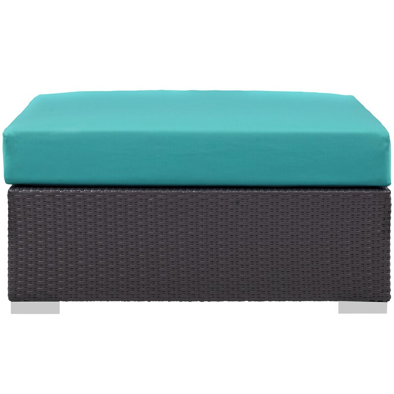 Brentwood Outdoor Ottoman With Cushion Reviews Allmodern