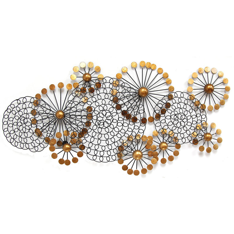 Metal Circle Wall Decor stratton home decor spiral circles wall décor & reviews | wayfair Metal Circle Wall Decor stratton home decor spiral circles wall décor & reviews | wayfair