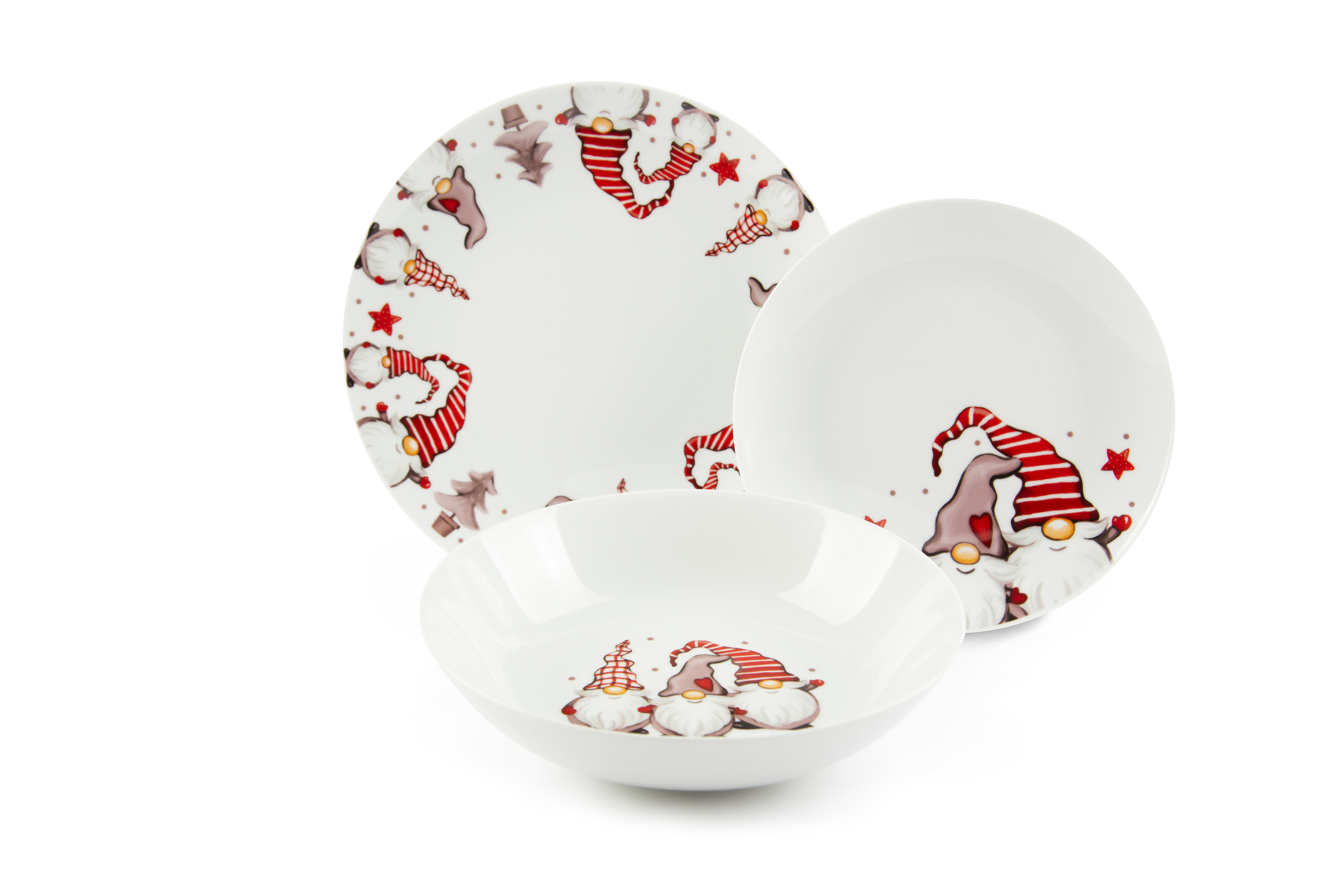 Excelsa Gnomo Porcelain China Dinnerware - Set of 18 | Wayfair.ie