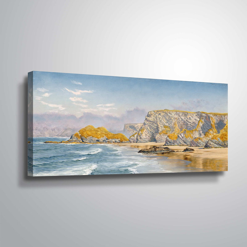 Highland Dunes Off The Coast Of Guernsey Acrylic Painting Print