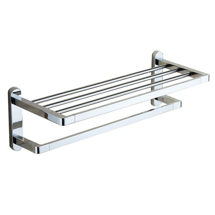 Orren Ellis Coronado Wall Mounted Towel Rack Reviews Wayfair Orren Ellis Coronado Wall Mounted Towel