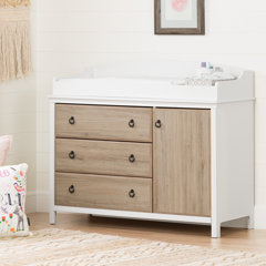 rustic grey changing table