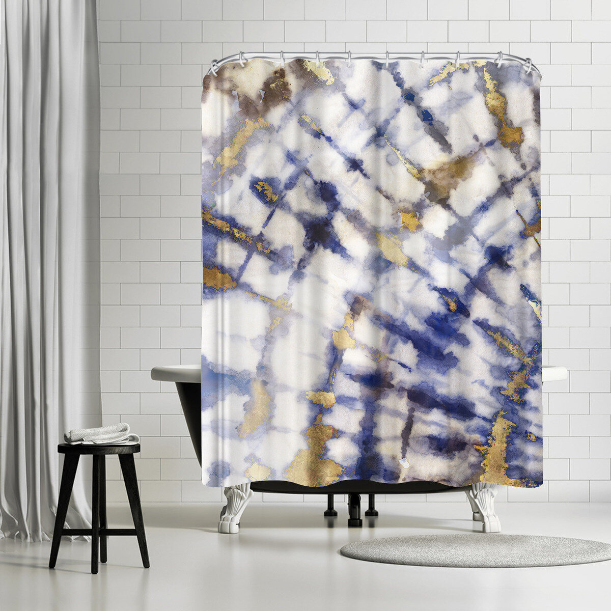 East Urban Home Pi Creative Art Tie Dye I Single Shower Curtain Wayfair