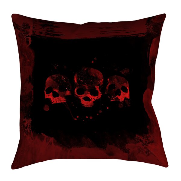 ArtVerse Katelyn Smith 14 x 14 Spun Polyester Double Sided Print with Concealed Zipper & Insert Minnesota Canvas Pillow 