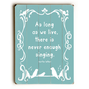 Vertical Long Narrow Wall Art Wayfair As Long We Live Textual Art