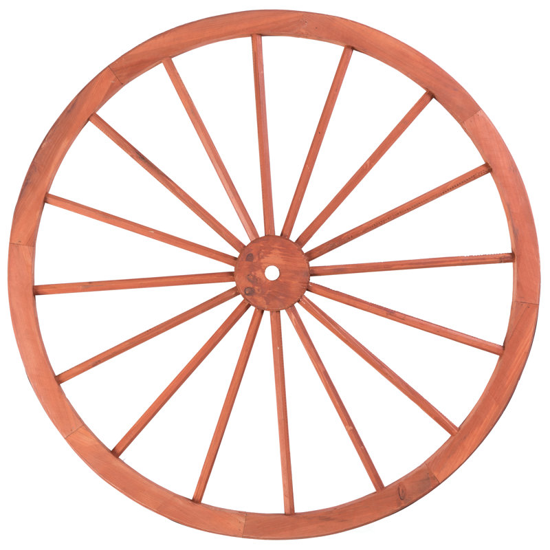 Gardenised Decorative Antique Wagon Wheel Garden Art Wayfair