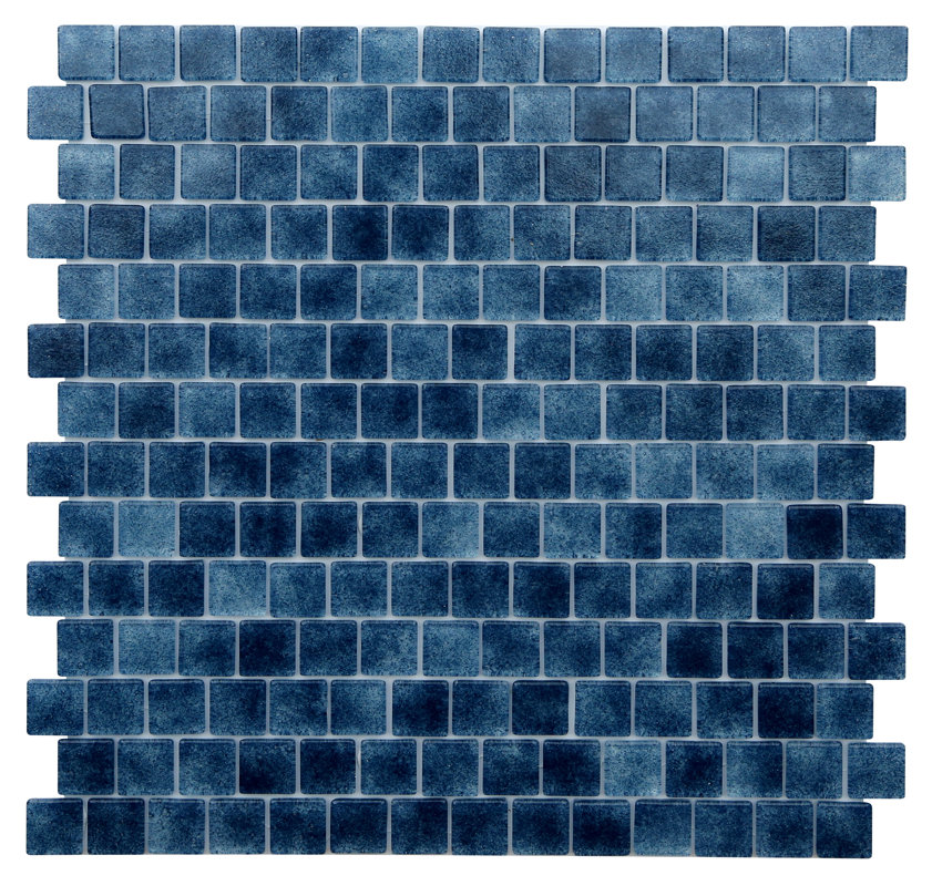 Kellani Quartz 075 X 0 75 Gl Mosaic Tile In Dark Blue Quartz 075 X 0 75 Gl Mosaic Tile In Dark Blue