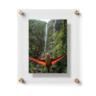 Details about   Ideal Acrylic Frameless Picture Frame Desktop Photo Display Stand Transparent 