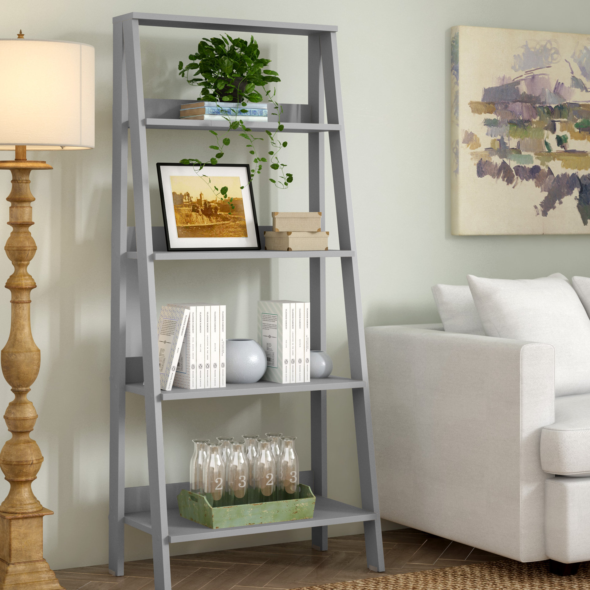 Langley Street Imogen Ladder Bookcase Reviews Wayfair Ca
