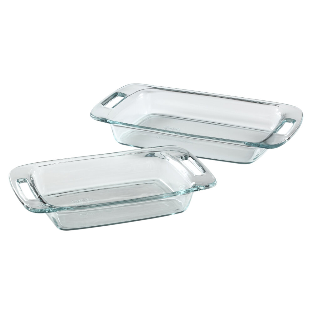 2 pieces glass. Pyrex пюре.