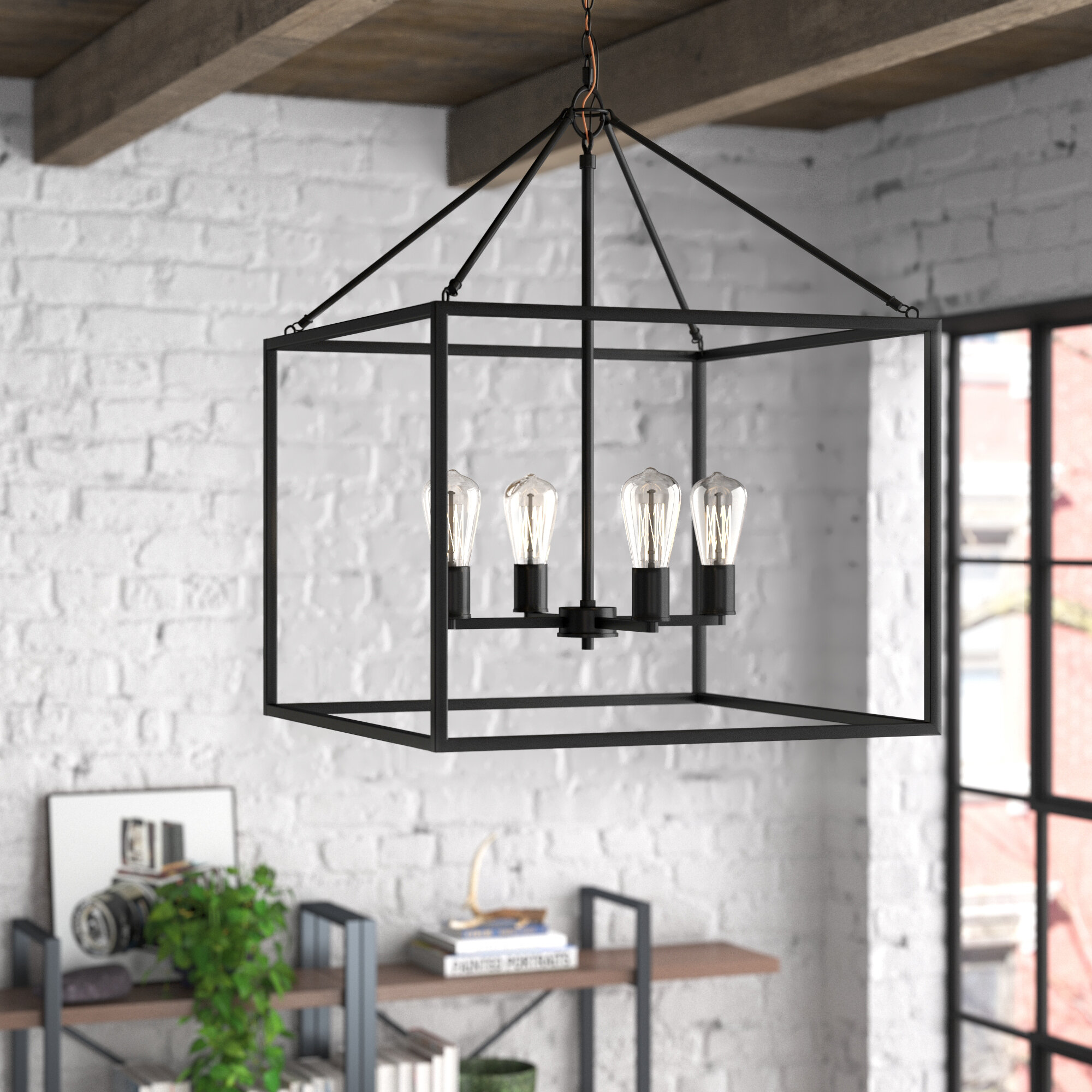 box chandelier home depot