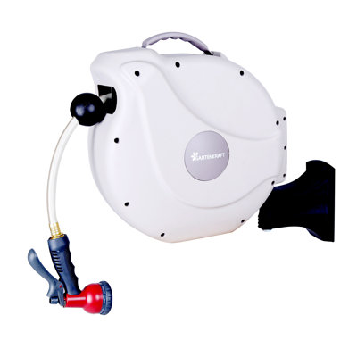 Plastic Wall Mounted Hose Reel with Automatic Rewind