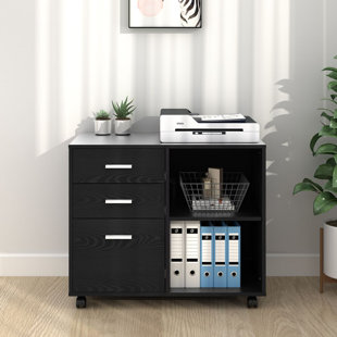 Black Wood Filing Cabinets You Ll Love In 2020 Wayfair