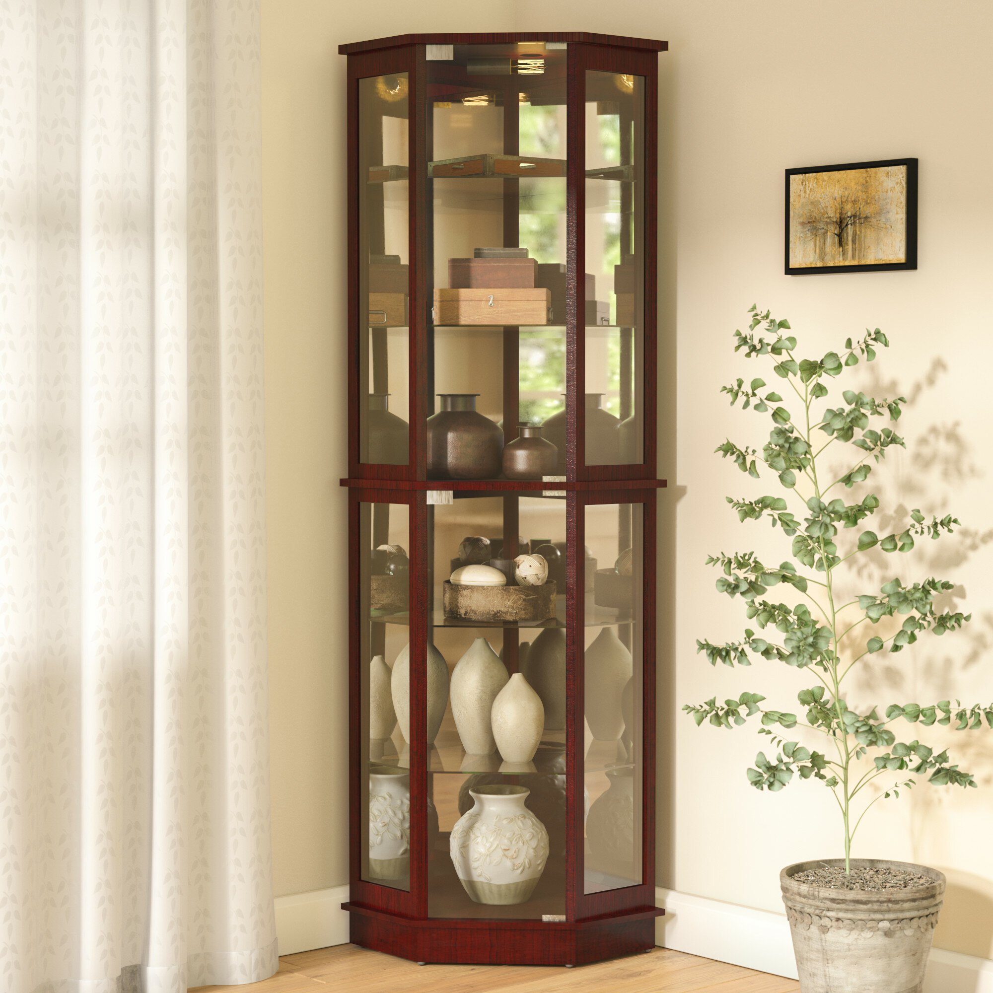 Lighted Display China Cabinets You Ll Love In 2020 Wayfair