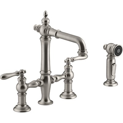 Artifacts Bridge Faucet With Side Spray And Berrysoft Masterclean
